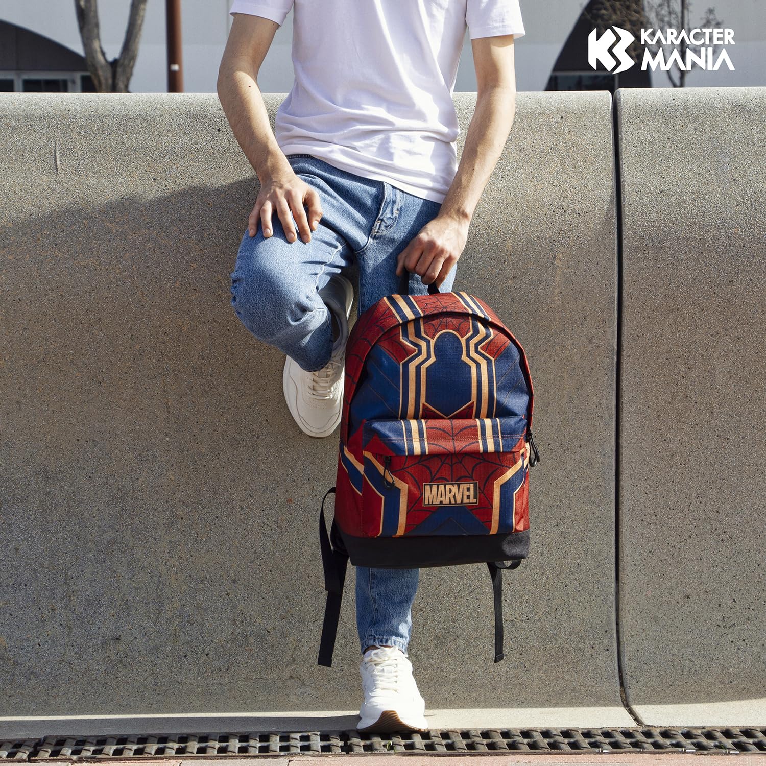 Marvel Spiderman Drop-Zaino HS FAN 2.2, Rosso, 31 x 44 cm, Capacità 24 L