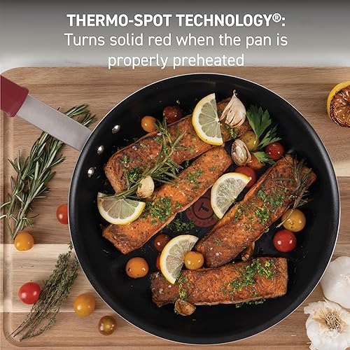 Miniatura 4 de T-Fal Professional VX3 - Juego de utensilios de cocina antiadherentes cepillados con mango de acero inoxidable, 8 piezas, apto para horno 400F,