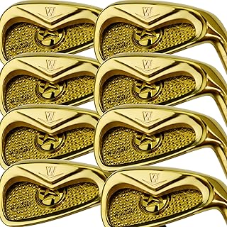 Japan WaZaki Cyclone IIIs Single Iron or Set USGA R A Rules Golf Club,14K Gold Finish,Cyclone III Model