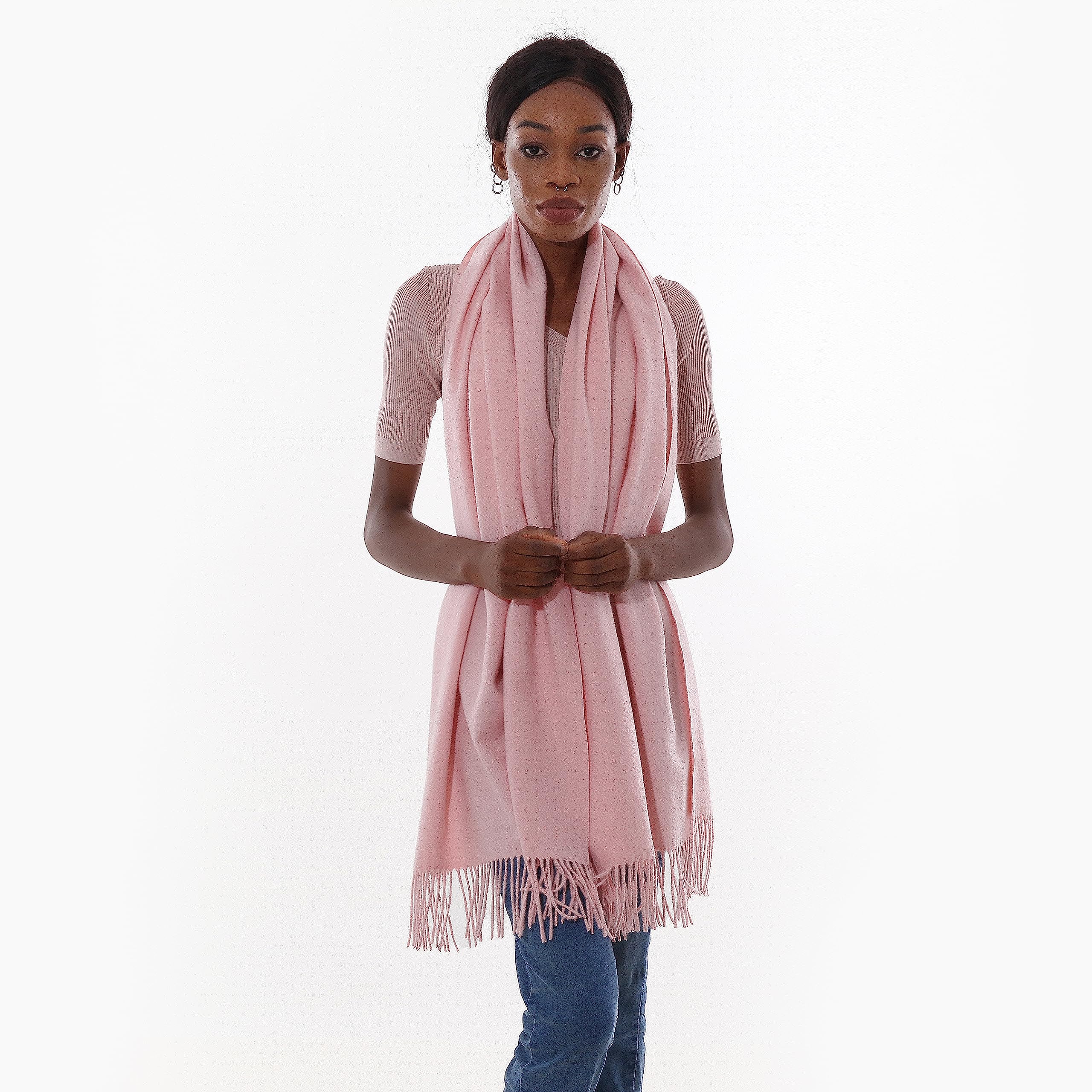 Sciarpa Pashmina Donna Invernale Scialle Sciarpe Elegante Cerimonia Grande Stole Foulard Scialle da Abito Sera