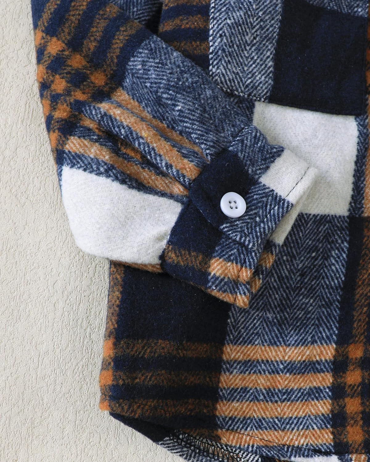 Renotemy 3PCS Toddler Boy Clothes Winter Fall Outfits Flannel Plaid Hoodie Sweatshirt White T-Shirt Jeans Sets for 2-7Y Boys - Image 6