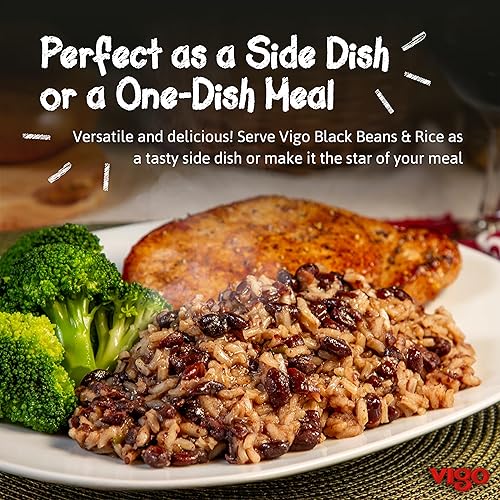 Miniatura 8 de Vigo Auténticos frijoles negros y arroz, bajo en grasa, 8 onzas (frijoles negros y arroz, paquete de 1)