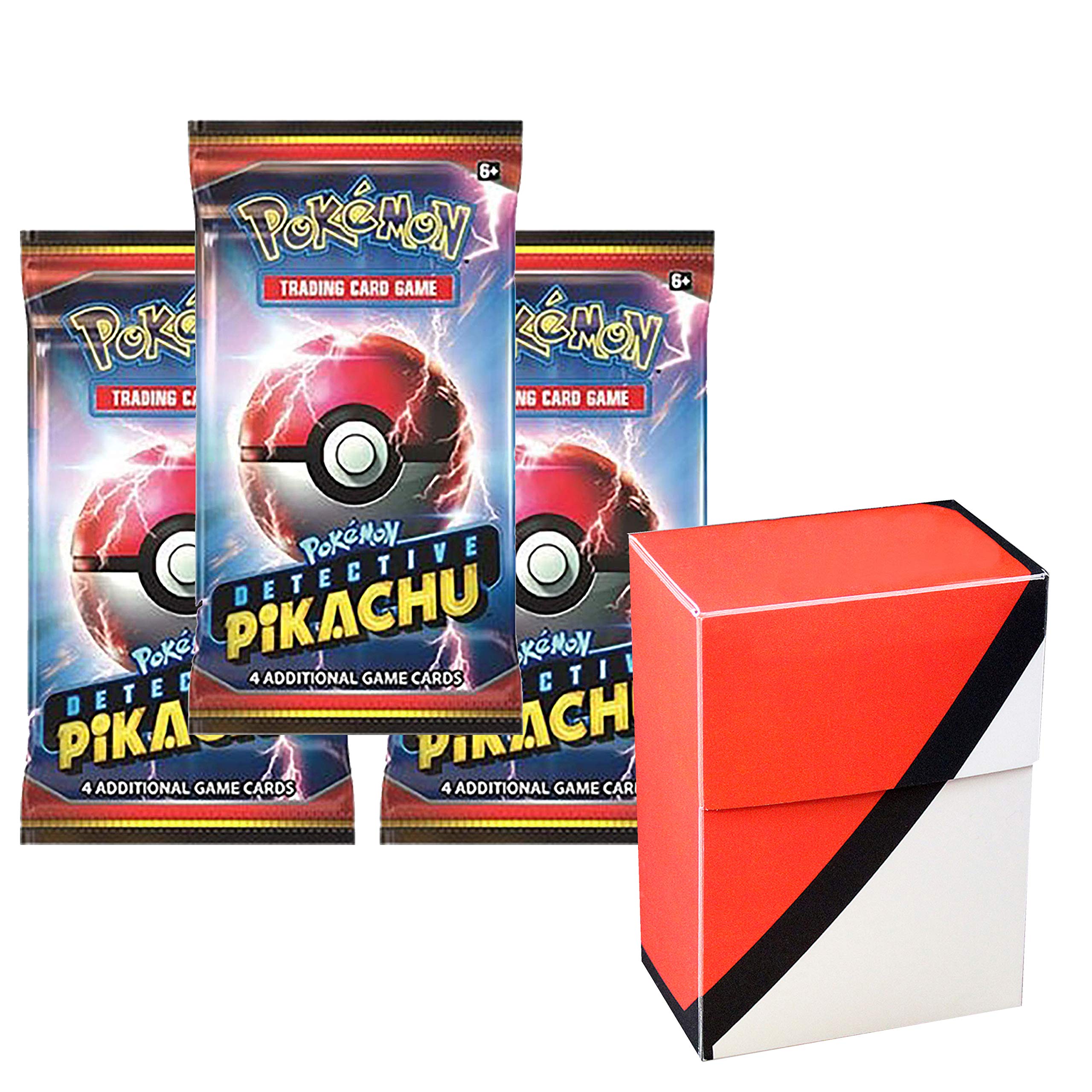 3 Pokemon Detective Pikachu Booster Pack Set With 1 Pokeball | Desertcart  Mauritius