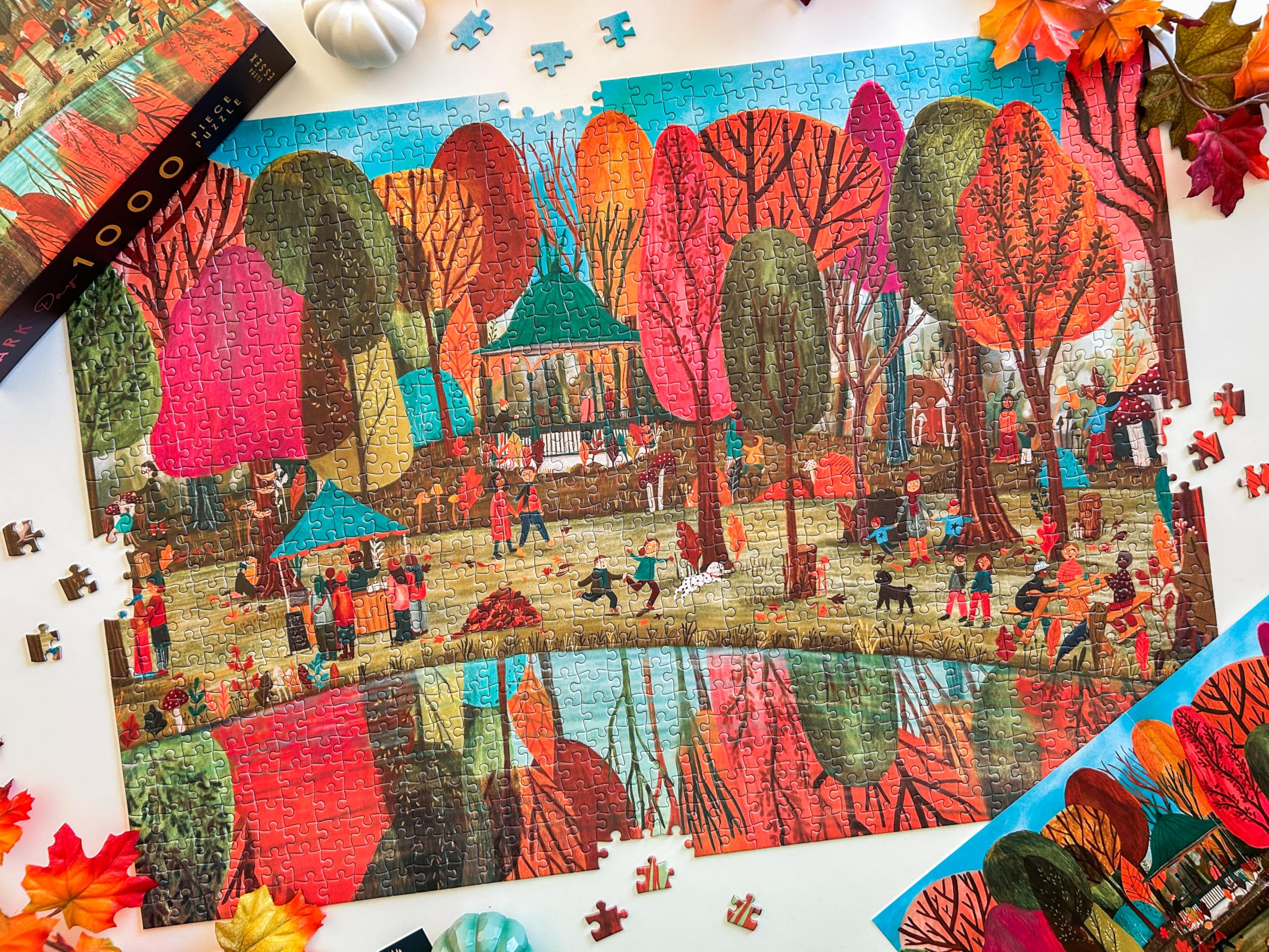 Elena Essex 1000 piece Jigsaw Puzzles for Adults, Park Day, Puzzles for Adults 1000, Adult Jigsaw Puzzles 1000 Pieces - Image 3