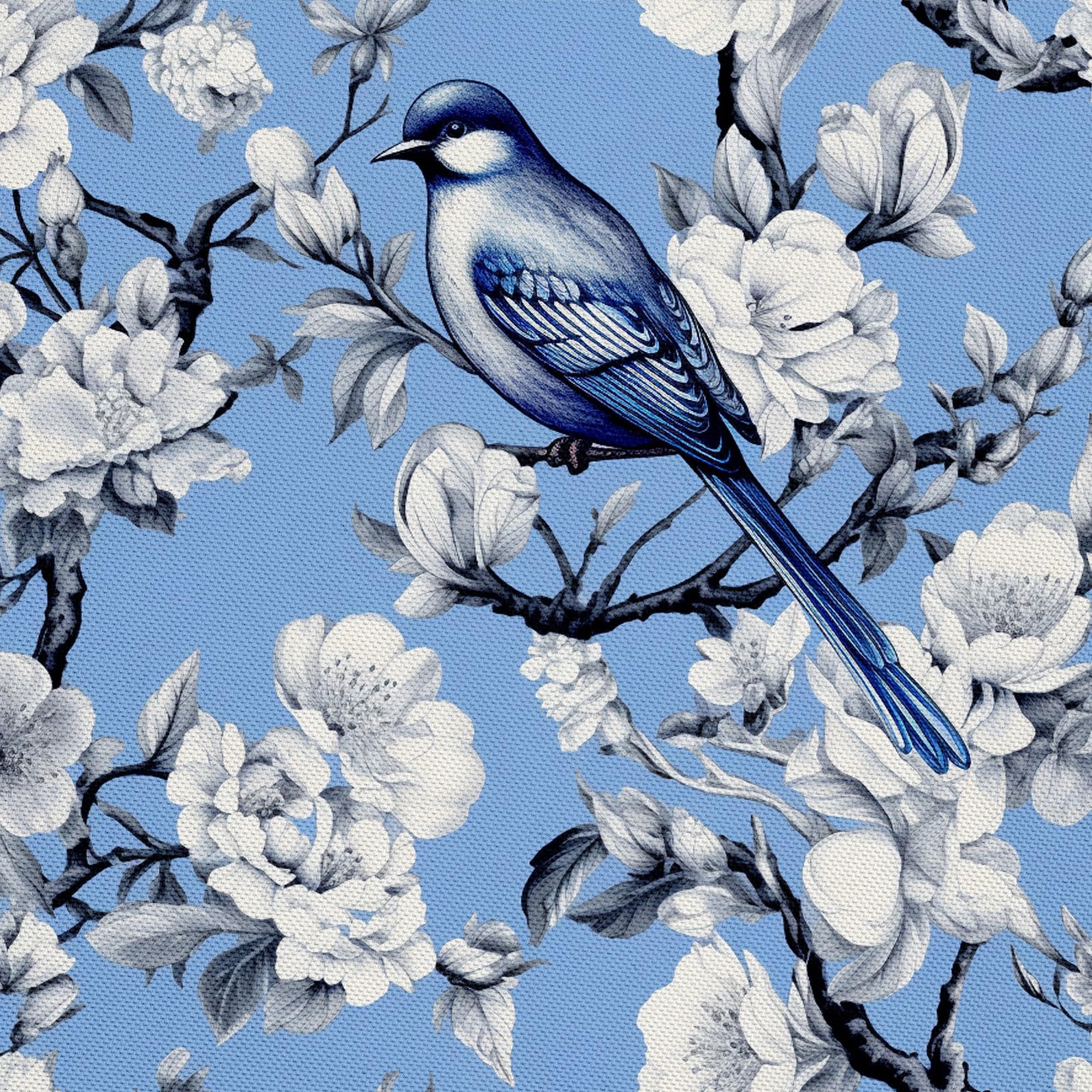HEKO PANELS Oxford DX2784 Waterdicht per meter, canvasstof, polyester, naaistof, decoratieve stoffen, handwerk, waterafstotend, ondoorzichtig, bloemenpatroon, bloemen, aquarel, waterverf, 2 meter, 155