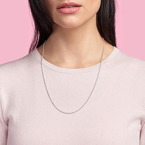 Miniatura 3 de Pandora Cable Chain Necklace- Classic Chain Necklace with Lobster Clasp - Great Gift for Women - Sterling Silver Adjustable Necklace, With Gift Box