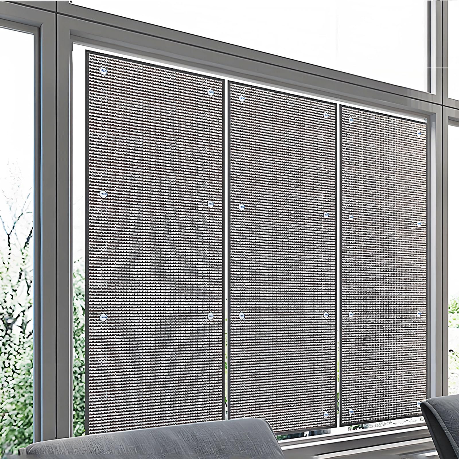 Aluminium foil heat-insulating window film, for cooling