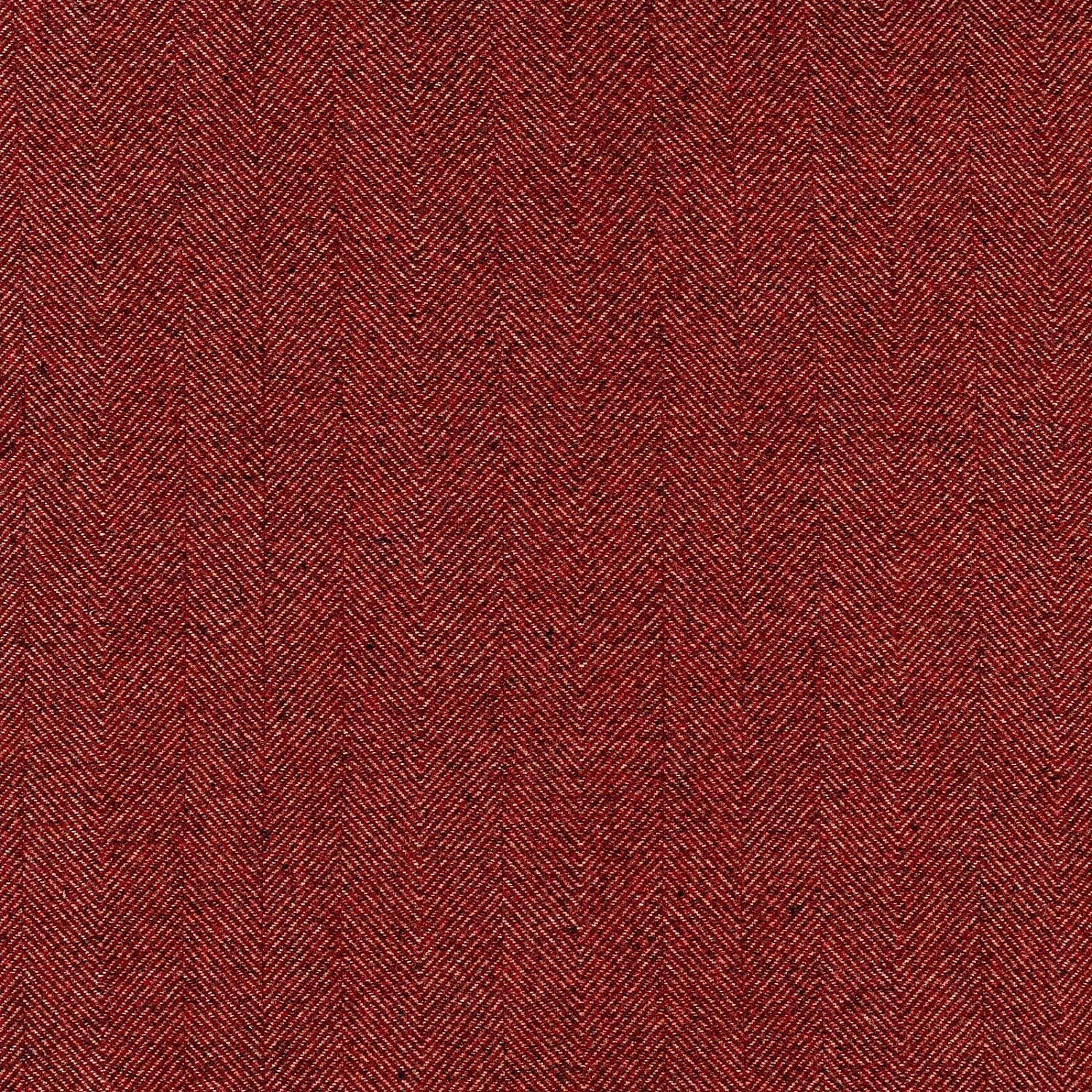 McAlister Textiles Red Herringbone Cushion Cover 49x49 Cm - 20x20 Inches - Soft Decorative Throw Scatter Pillow for Bedroom or Living Room