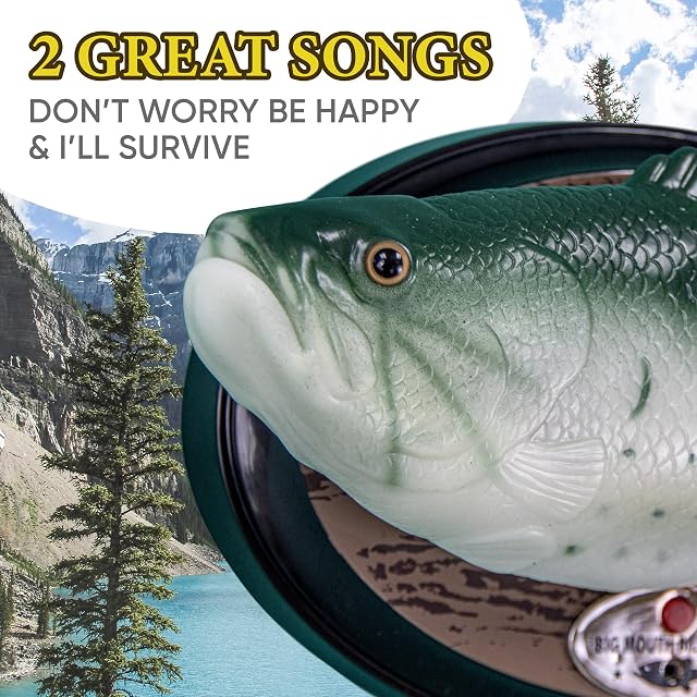 Foto 3 de 6 de Vevendo Big Mouth Billy Bass - El pez Que Canta y Baila a Unos 28 cm (Don't Worry be Happy & I'Ll Survive)