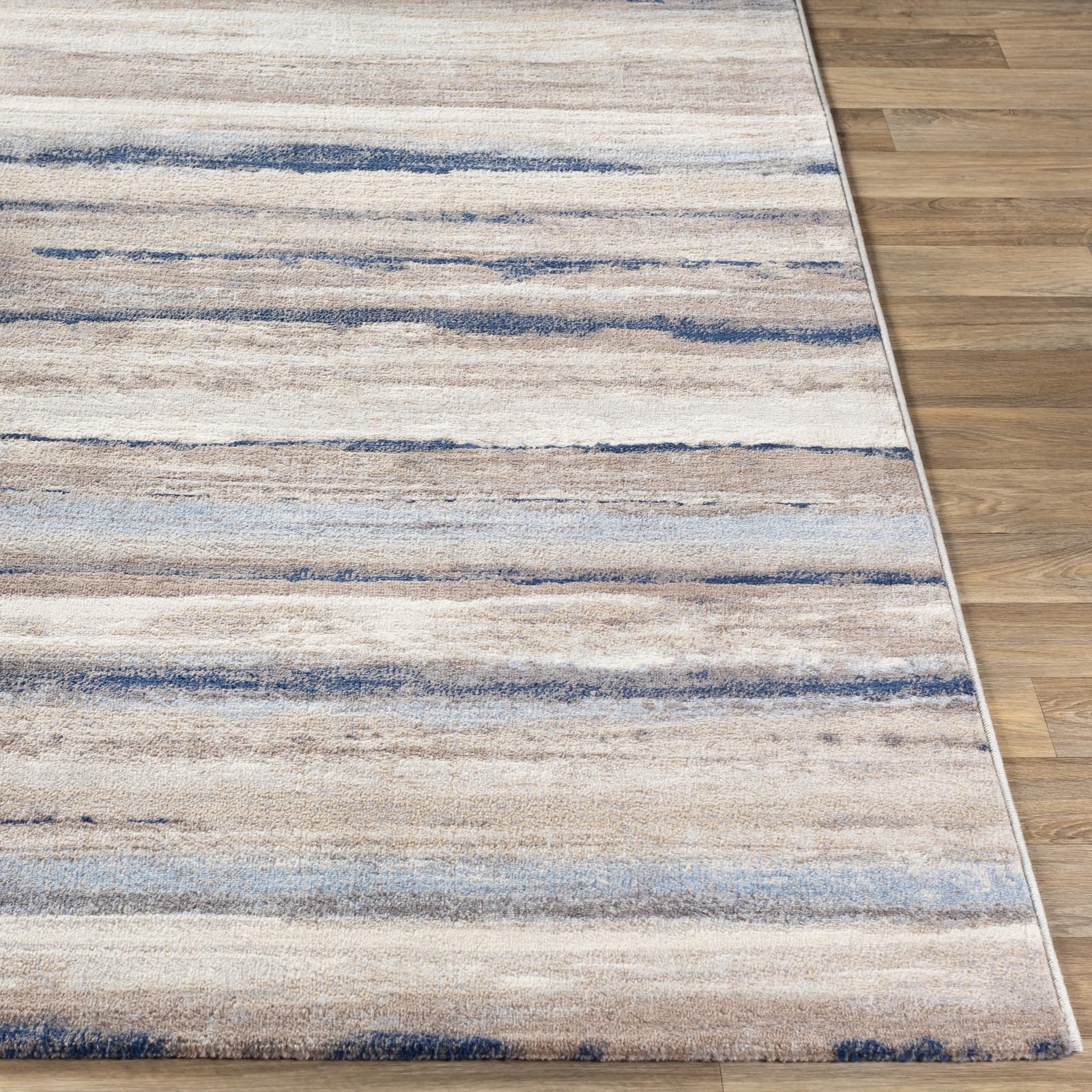 Livabliss Pandora Bruges Tapis 160x215 cm – Ivoire, Marron, Gris, Poil Ras
