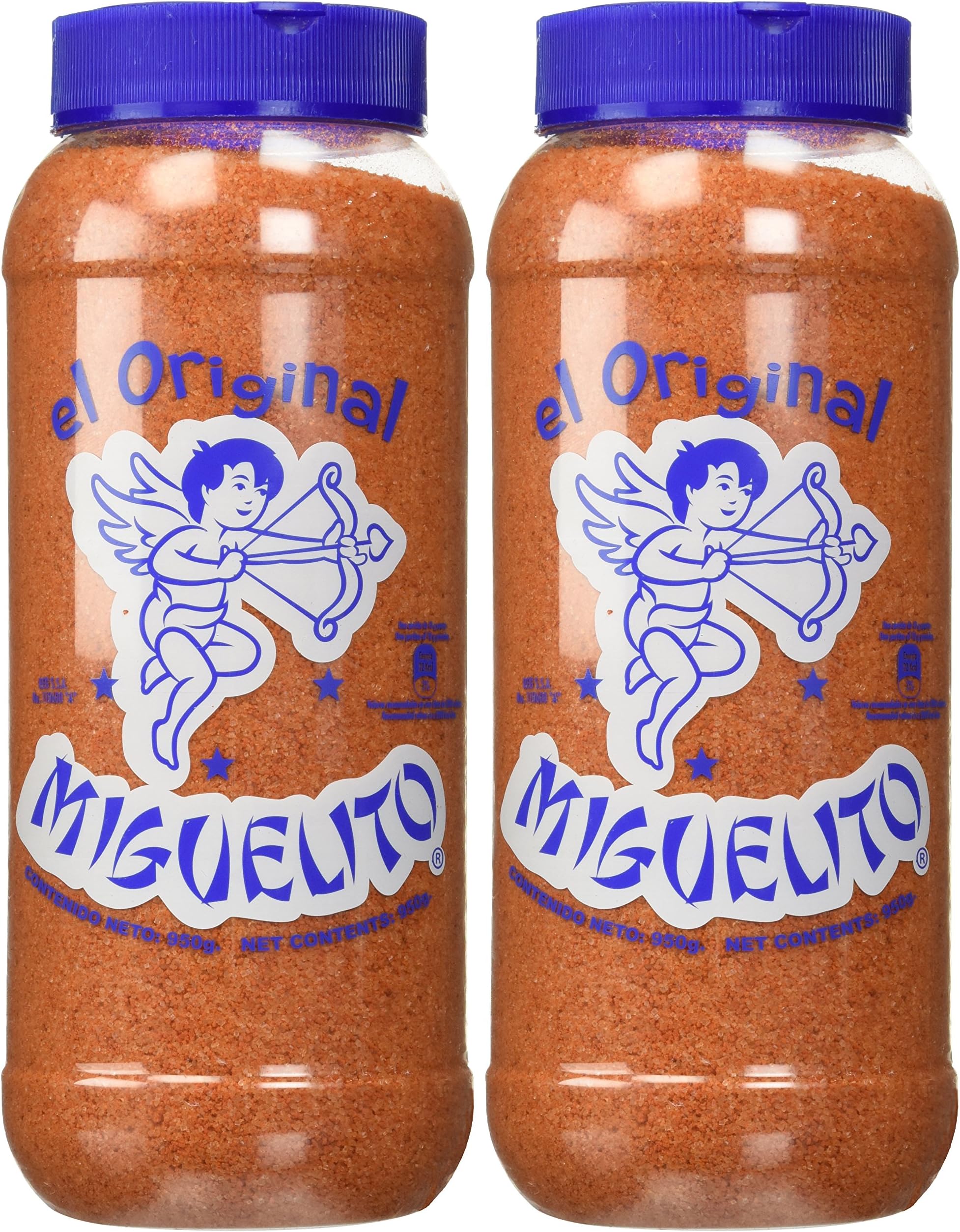 Miguelito El Original Chilito En Polvo Mexican Candy Chili Powder 2 Bottles 950g Each by Miguelito