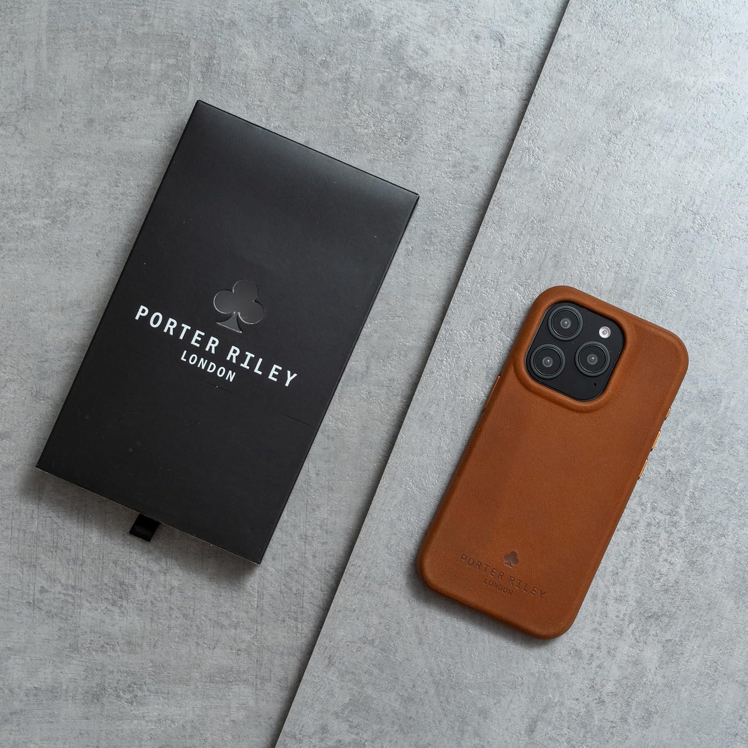 Porter Riley - Premium Leather Case Compatible with iPhone 16 Pro. Slim line Bumper Case Compatible with MagSafe – Genuine Leather Cover (Tan) - Image 4