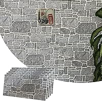 Vista 28 de Dundee Deco Paneles de Pared 3D - Revestimiento Gris Carbón con Aspecto de Piedra, Paneles de Pared con Revestimiento de Espuma de Poliestireno