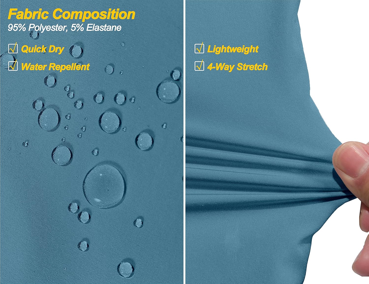 Little Donkey Andy Women's Quick Dry 3/4 Pants Capri Shorts Lightweight Hiking Travel Casual - Image 5