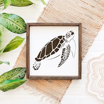 Sea Turtle Stencil - Turtle, Sea Life, Stencils