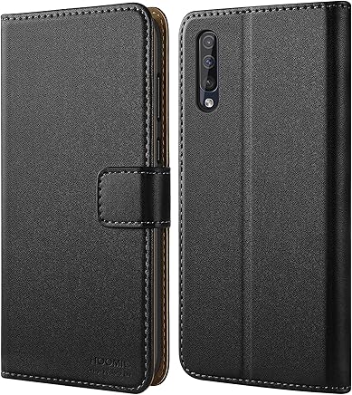 HOOMIL Cuero Premium Funda para Samsung Galaxy A50 Carcasa (Negro) HOOMIL Cuero Premium Funda para Samsung Galaxy A50 Carcasa (Negro)