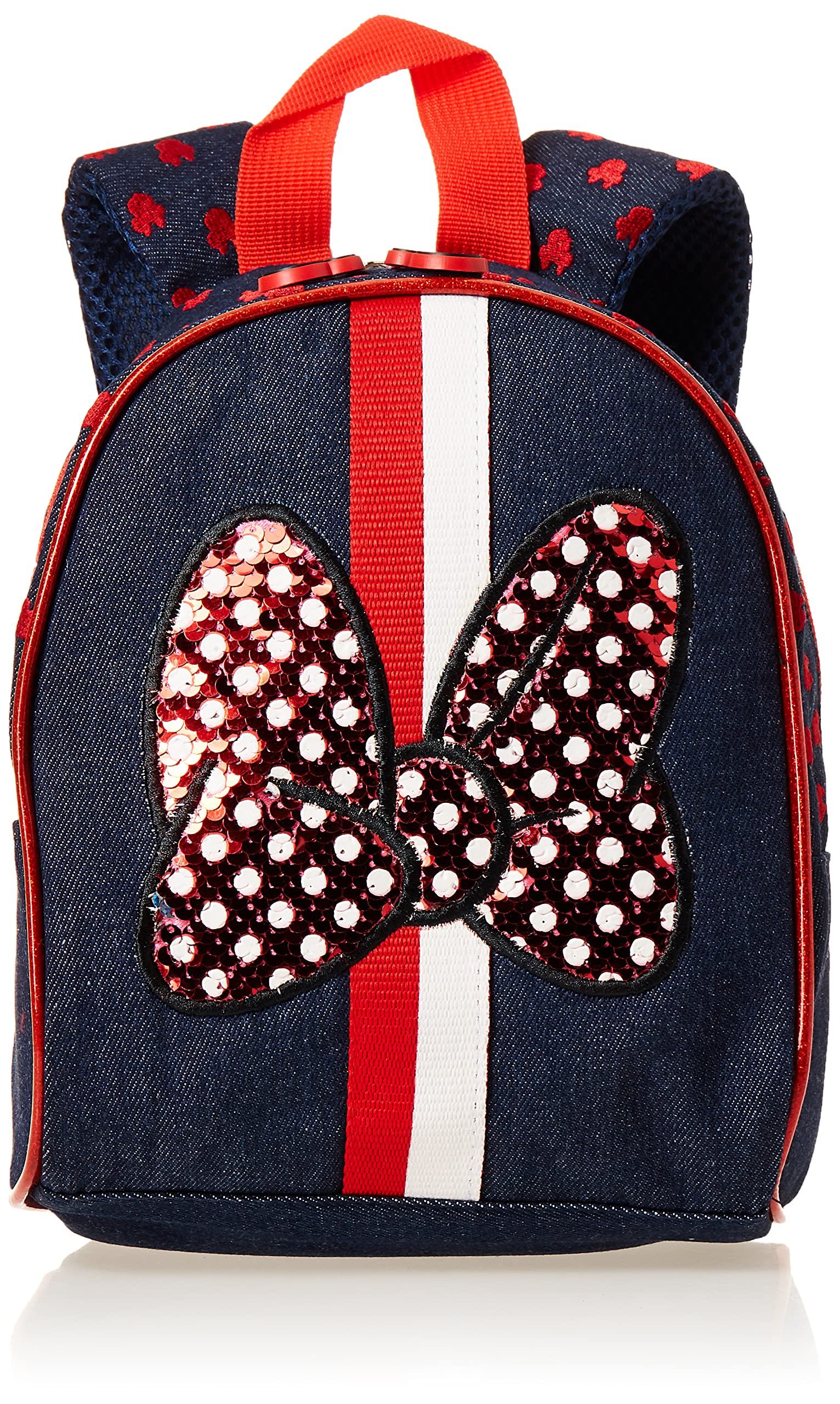 DisneySo Edgy Minnie Mouse Toddler's Backpack, 10-Inch Size