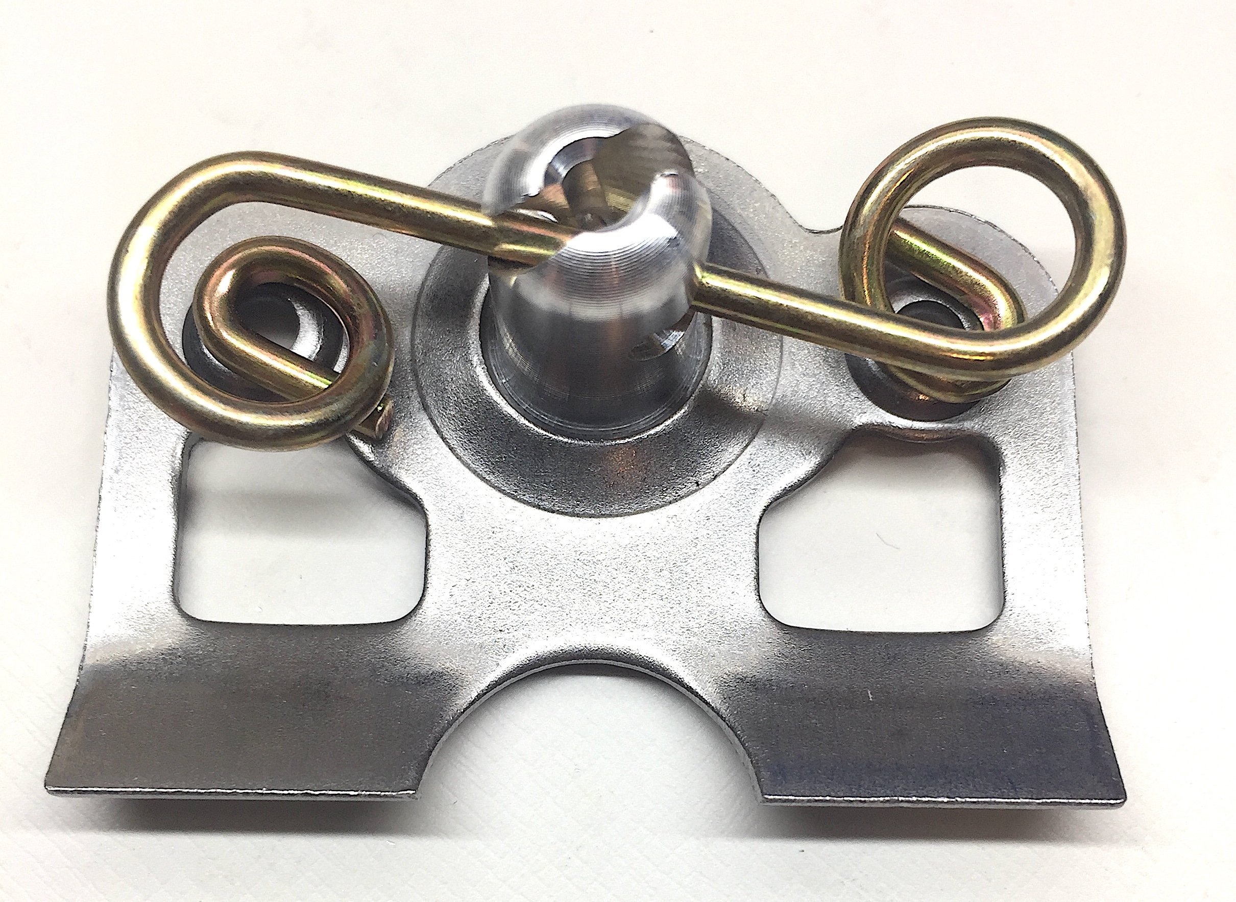 Spring Button Bracket Quarter Turn Fasteners 50-Piece 1/4 Turn Quick Release Dzus Button Kit ...