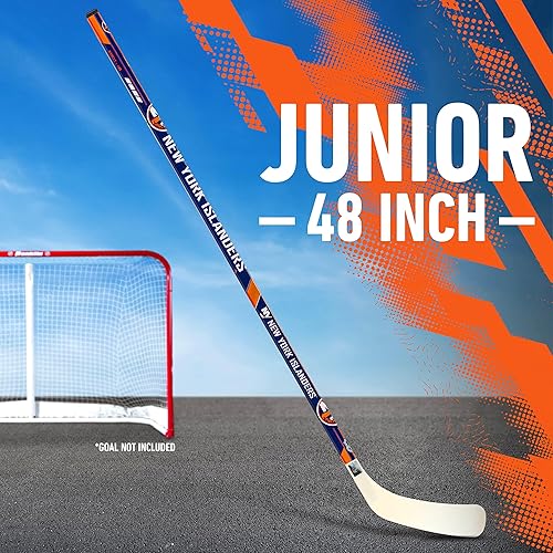 Vista 41 de Franklin Sports NHL Team - Palo de hockey callejero de vinilo de 48 pulgadas Pittsburgh Penguins