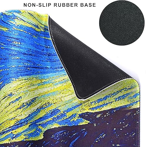 Miniatura 6 de Cacoy Alfombrilla de mouse para teclado de computadora, 55.1 x 15.7 pulgadas, alfombrilla de escritorio extendida para juegos, oficina y hogar