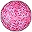 PECOGO Volleyball Size 5 - Soft PU Leather Indoor/Outdoor Ball for Training & Games, Mosaic Pink Design, Ideal for Beginners, Teens & Adults