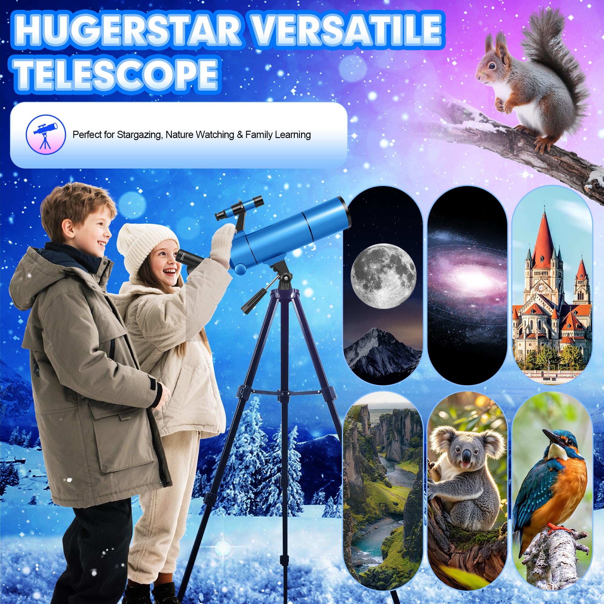 HUGERSTAR Telescope - Explore the Stars! -7