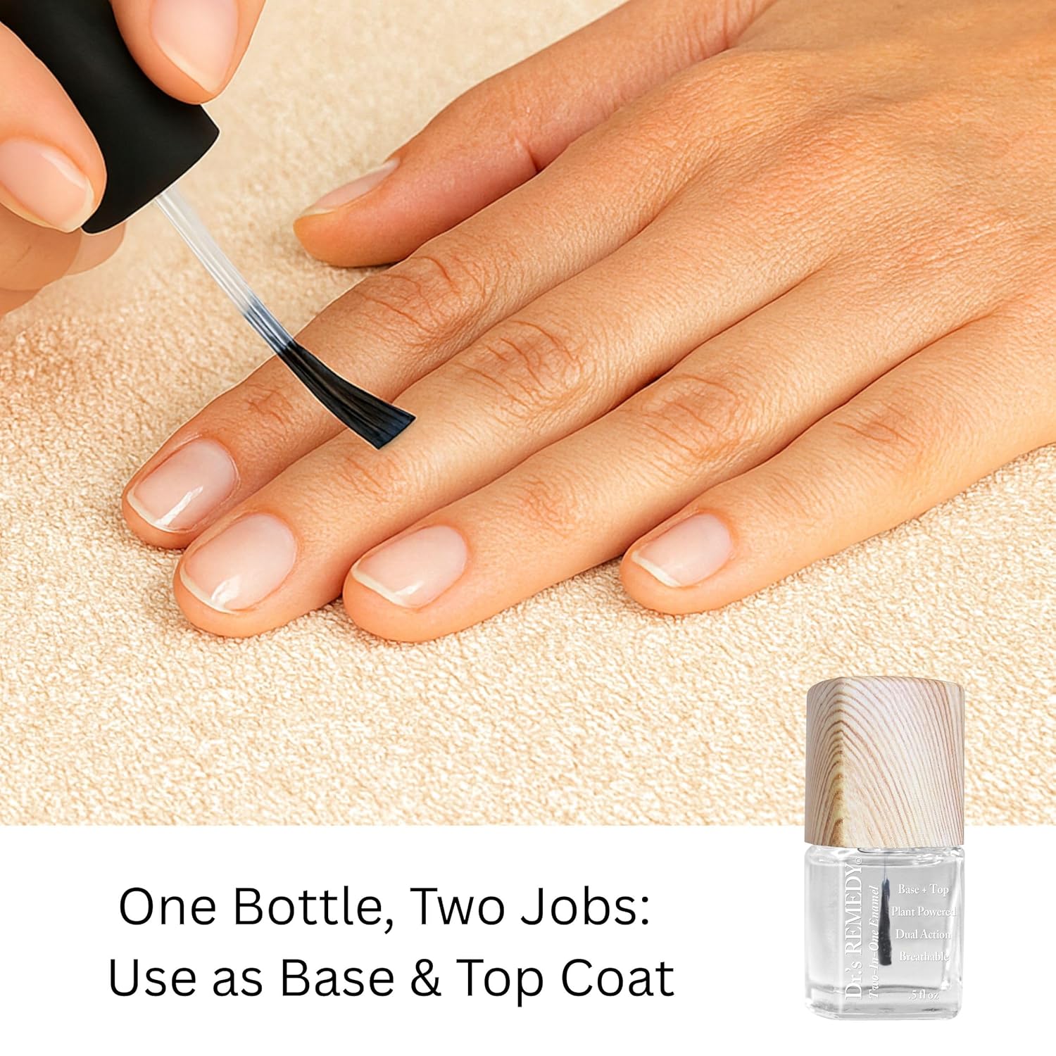 Dr’s Remedy 3 Pack Nail Polish Kit, ANNIVERSARY Kit, All Natural Enriched Nail Strengthener Non Toxic and Organic - BRAVE Berry/TOTAL Two-in-One Glaze/RESILIENT Rose