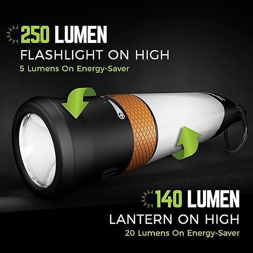 Miniatura 4 de Rayovac Pathfinder Linterna LED de camping, linterna LED recargable para suministros de huracán, kit de supervivencia, accesorios de campamento,