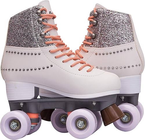 Miniatura 2 de Patines clásicos Derby de 4 ruedas para mujeres y niñas, patines cuádruples para niños y adultos Patines para niñas y mujeres patines al aire libre