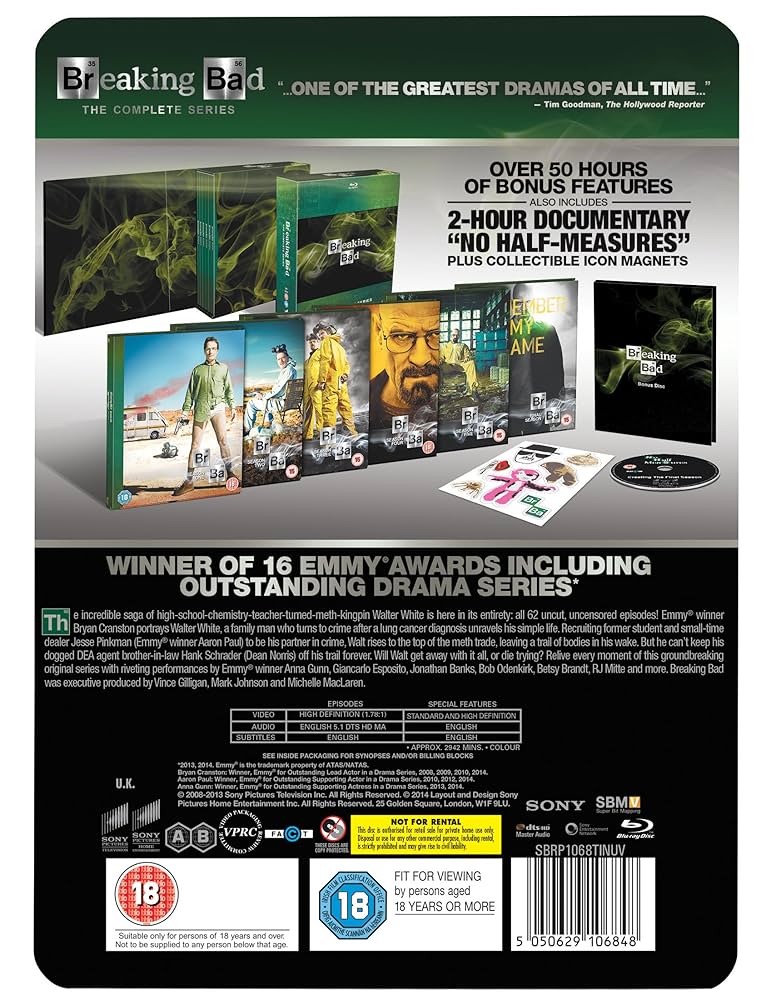 Amazon.com: Breaking Bad - Complete Series Collector's Edition Tin