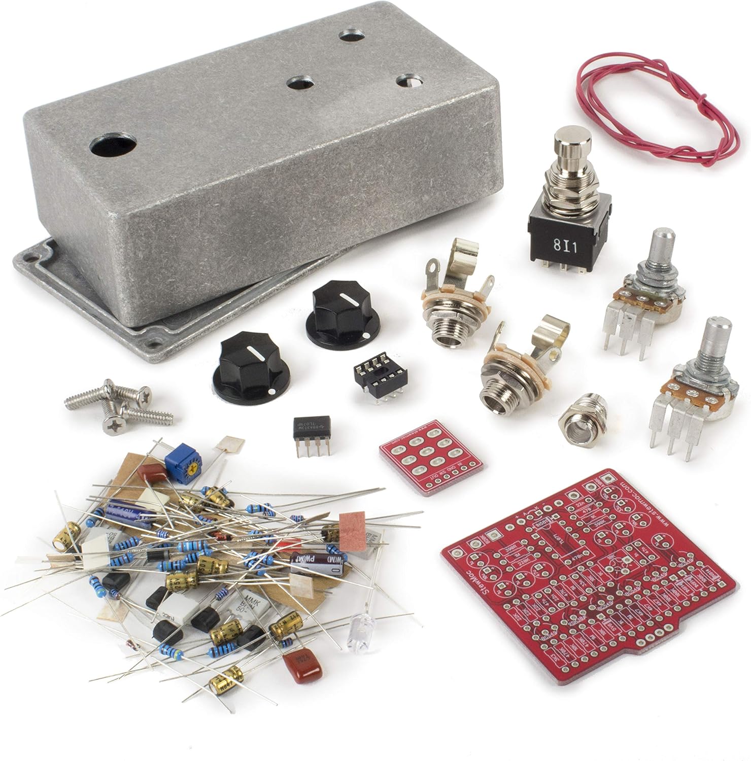 StewMac Swell Drive Pedal Kit, With Bare Enclosure