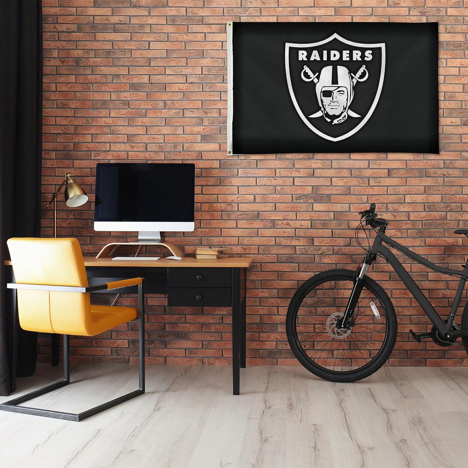 Rico Industries NFL Unisex-Adult 3-Foot by 5-Foot Carbon Fiber Design Single Sided Banner Flag with Grommets