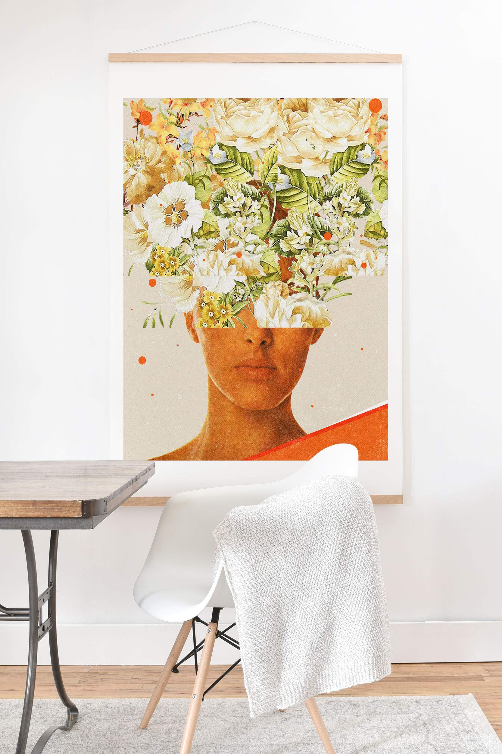 Society6 Frank Moth Superflowerhead Art Print and Hanger, 8x10, Multi