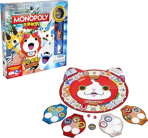 Miniatura 3 de Hasbro Gaming B6494 Monopoly Junior: Yo-kai Watch Edition