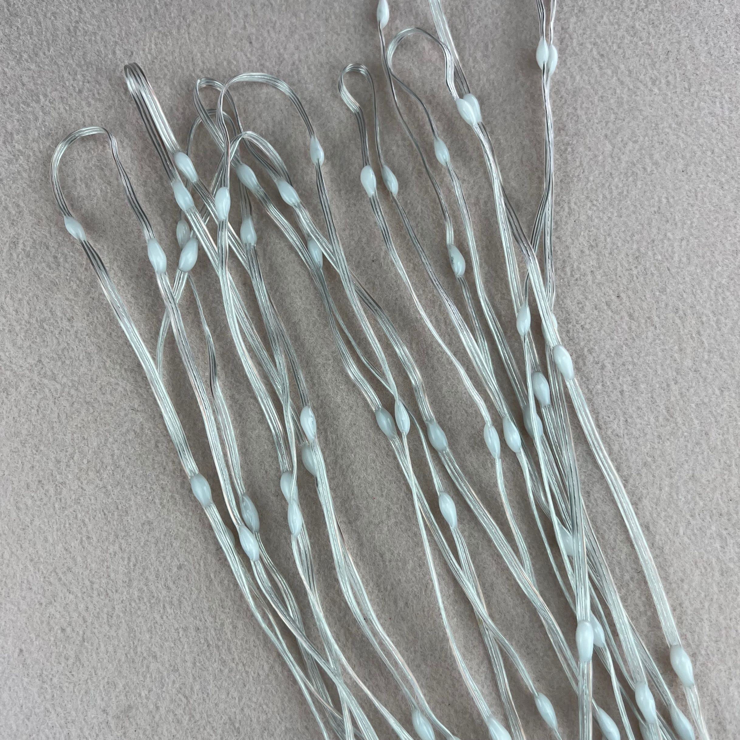 WENWENLEE DC12V 100ct SK6812/WS2811 LED Pebble String Lights; RGB Addressable Full Color; IP65; 3D 360 Degree Lighting(10CM SPACING_100 LEDs_6-10W)