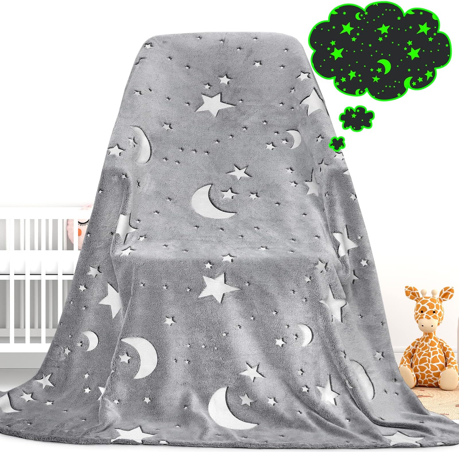 Throw Blanket Cute Design Stars Blanket Kids Soft Blankets and Throws