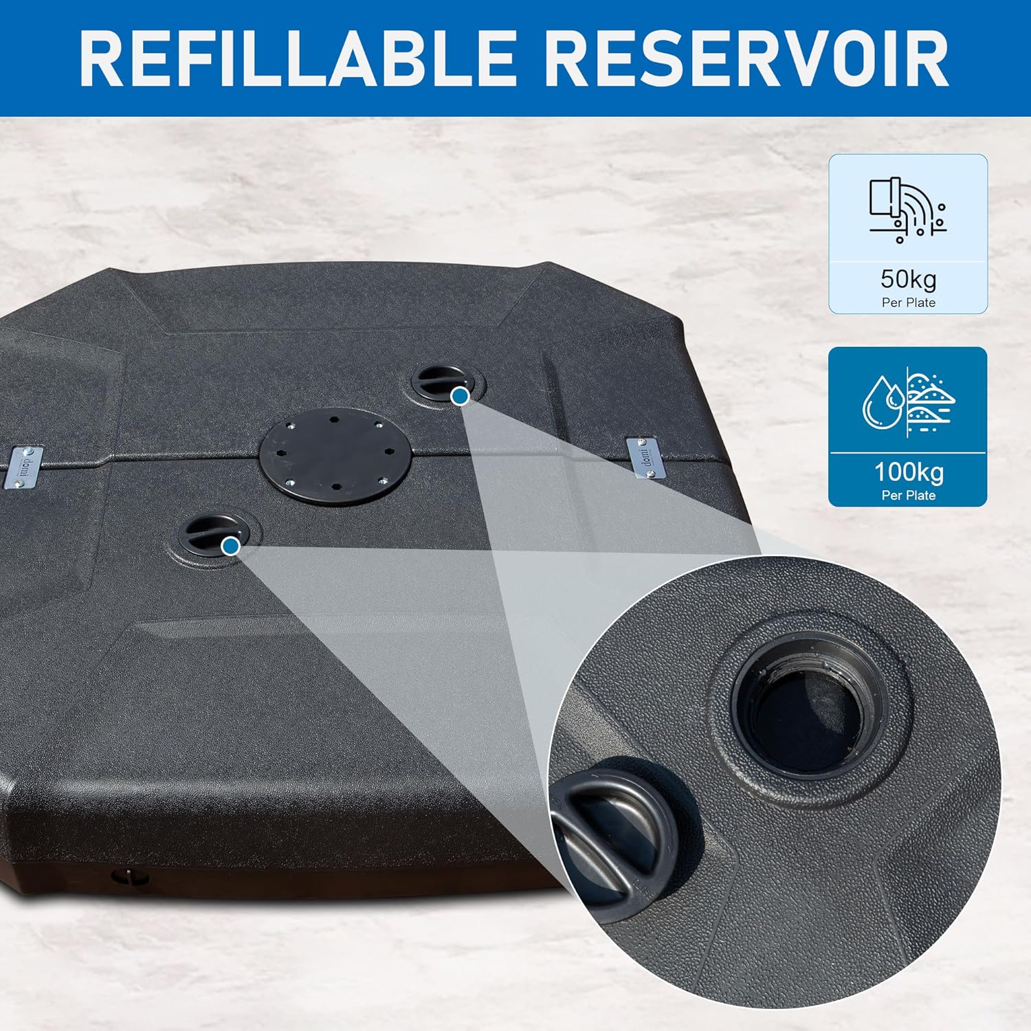 domi outdoor living patio umbrella base