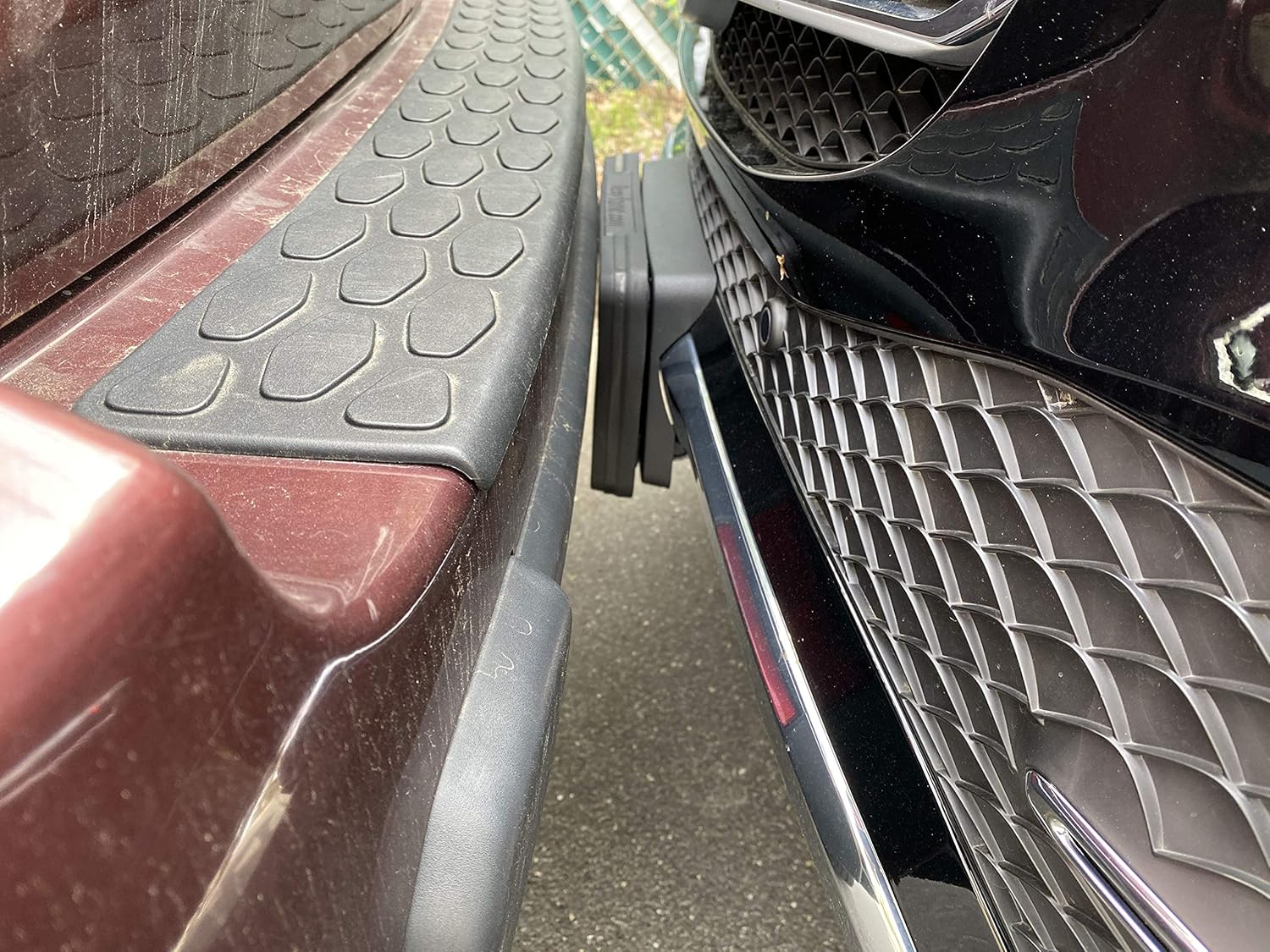 A NASA-Like Rubber Heavy Duty Front License Plate Frame Tag Holder Guard Bumper for Kia