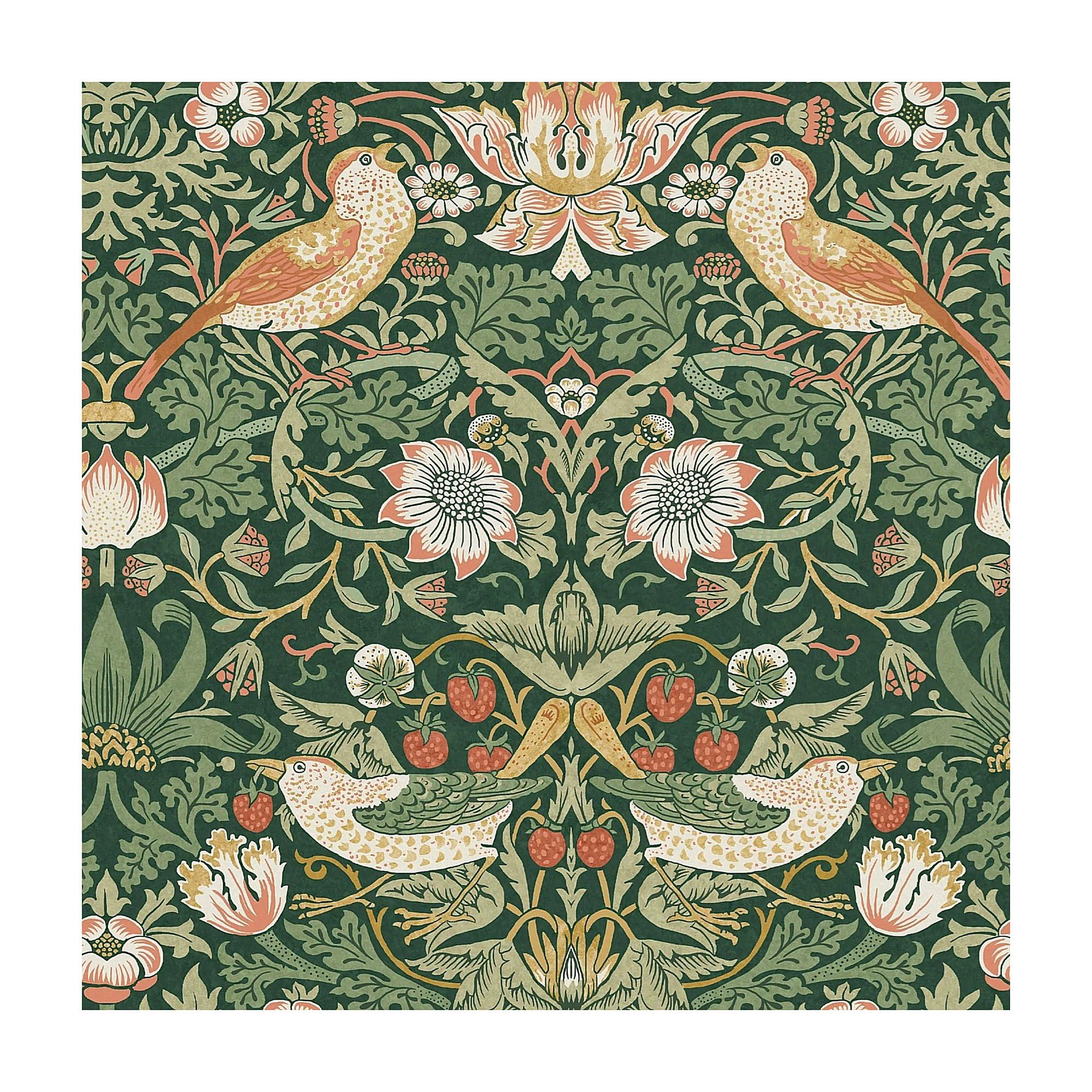 William Morris at Home Wallpaper Strawberry Thief 124234