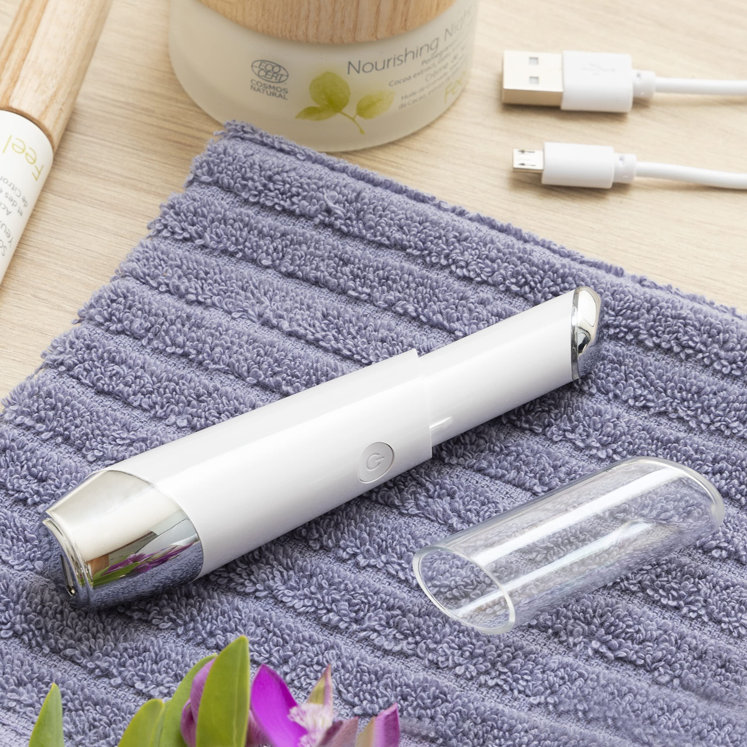 InnovaGoods® massaggiatore elettrico per oculare anti-rughe e anti-età, fototerapia per oculare