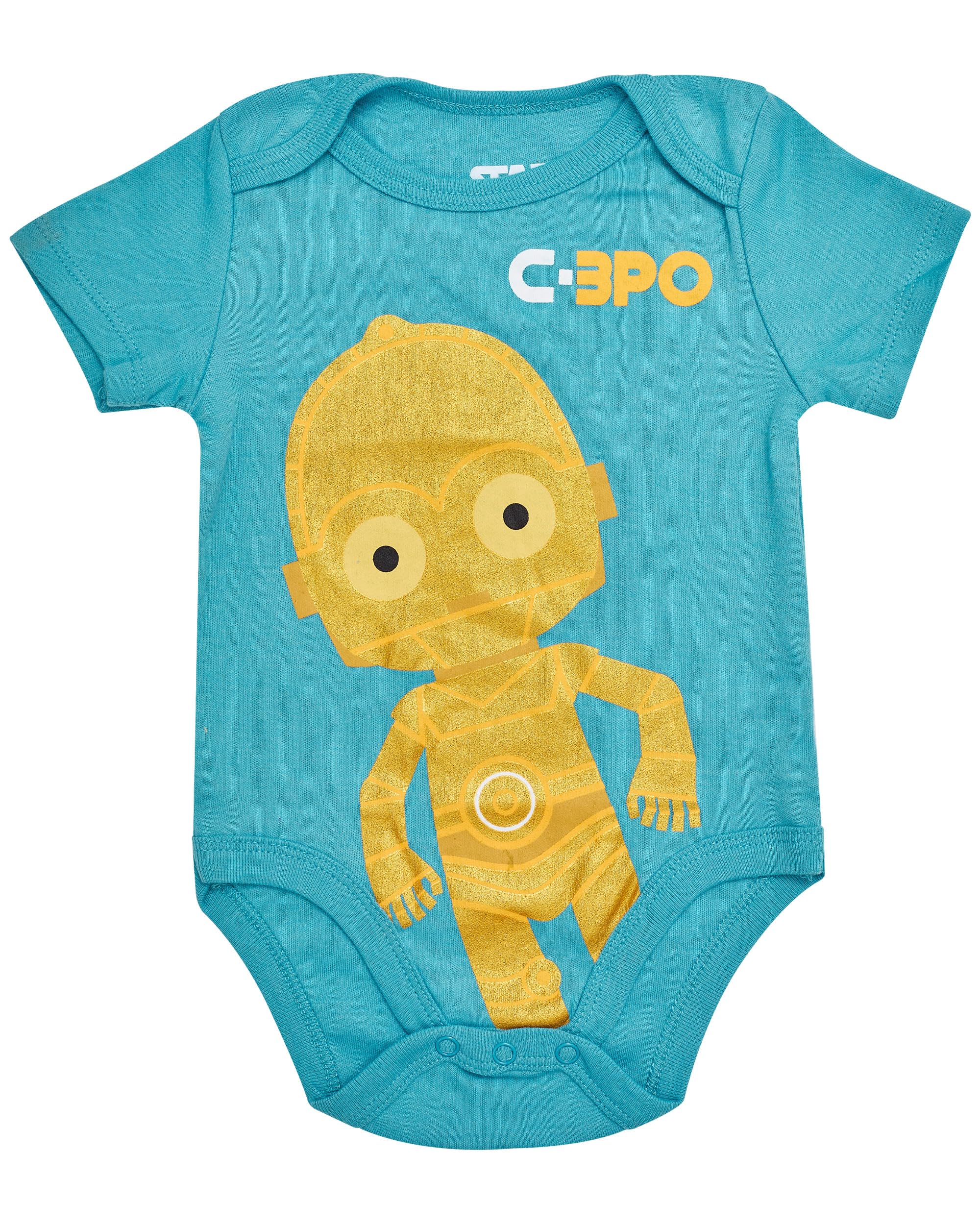 STAR WARS Baby-Body, 5er-Pack, Baby-Bodys mit Darth Vader, Boba Fett, Yoda, C-3PO, R2-D2