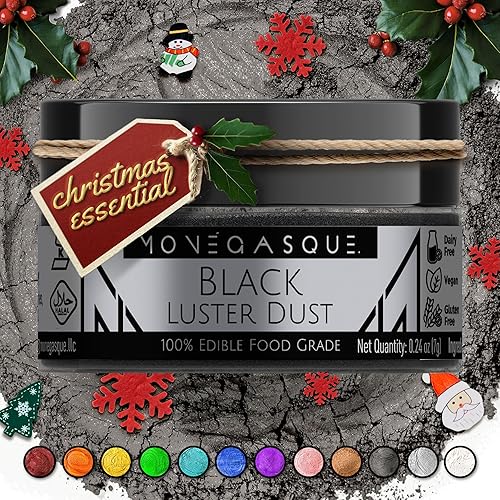 Vista 49 de MONÉGASQUE Purpurina comestible verde para bebidas, 0.53 oz, purpurina comestible para pasteles y cócteles, polvo brillante para bebidas