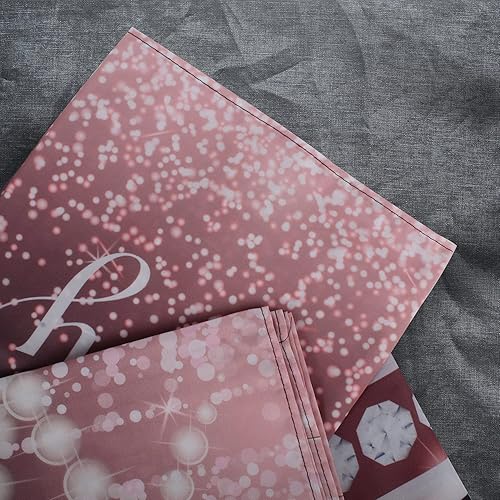 Miniatura 5 de HAMIGAR Fondo de pancarta de feliz cumpleaños 19 de 6 x 4 pies, decoraciones de cumpleaños de 19 años, suministros de fiesta para mujeres, oro rosa