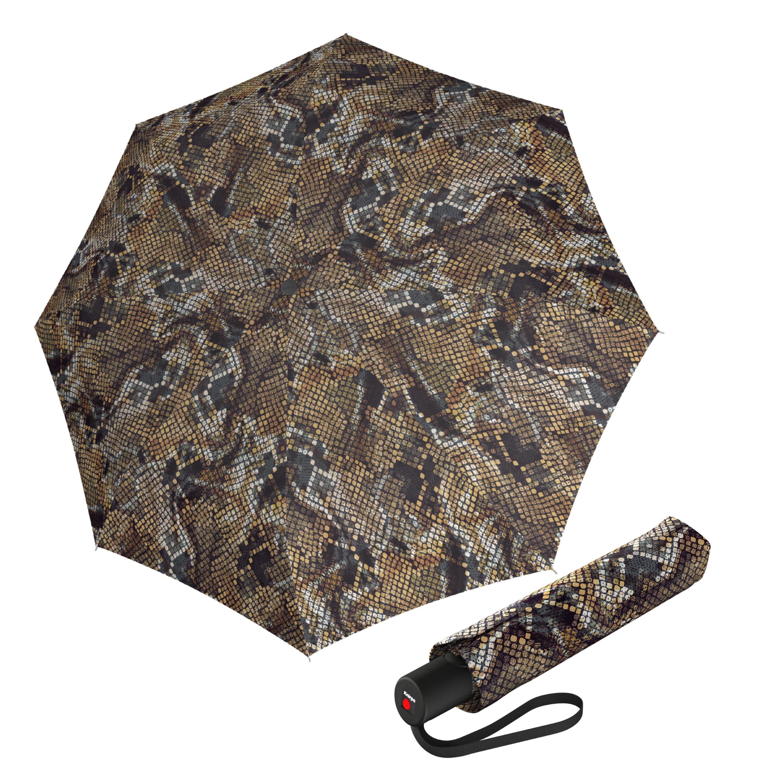 Knirps umbrella A.200 Medium Fashion Duomatic Viper Gold multicolored