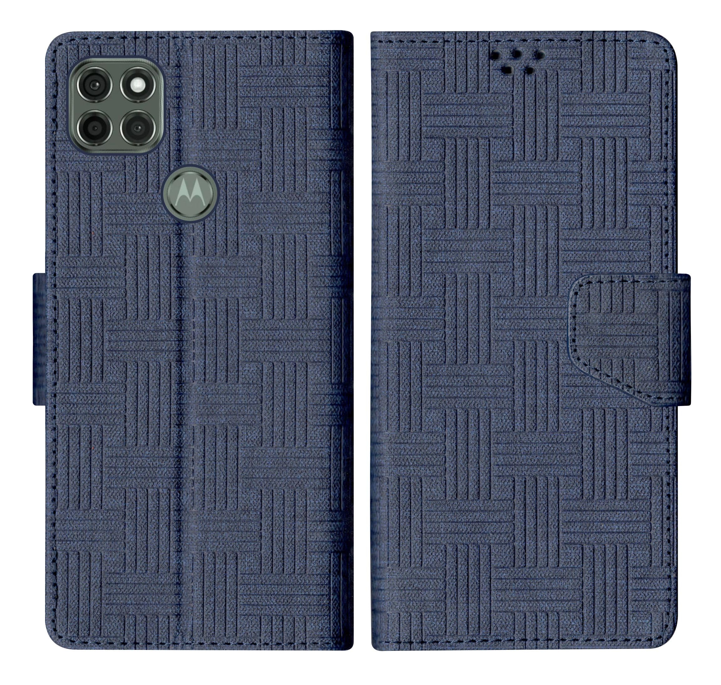 SBMS Motorola Moto G9 Power Flip Cover Back Cover Case with Magnatic Closure | Inbuilt Stand | Card & Money Pocket (Mat Blue) (B0CCMGWTFQ) Amazon Price History, Amazon Price Tracker