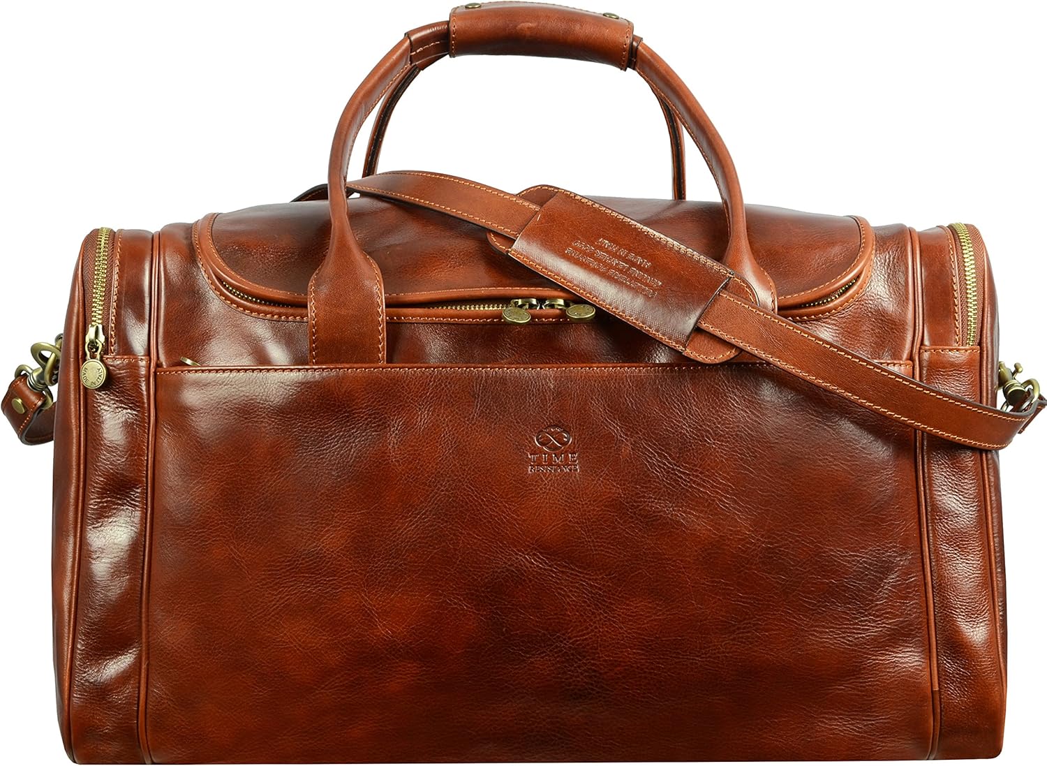 aldi leather overnight bolsa