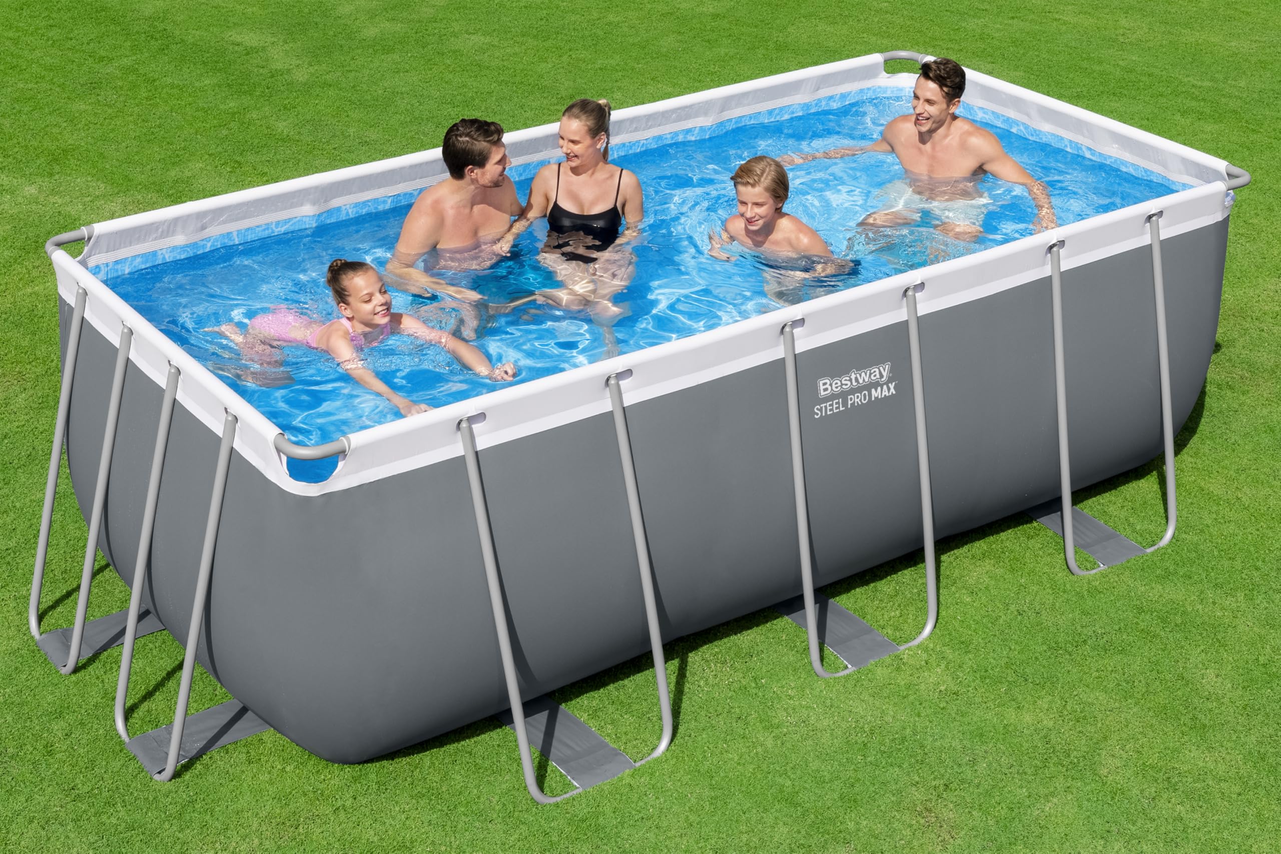 Bestway 56456-7 Set piscina fuori terra Steel Pro Max da 412x201x122 cm