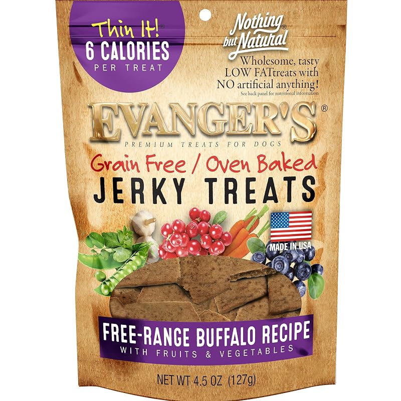 Petisco de Carne Seca de Búfalo para Cães Evanger's 127 g
