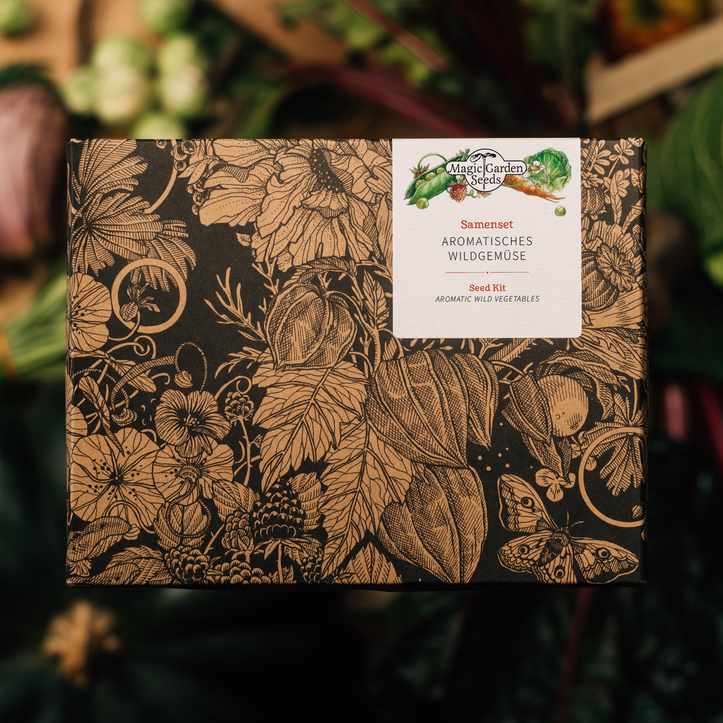 Les légumes sauvages - Coffret cadeau de semences avec 8 espèces plutôt inconnues pour le jardin