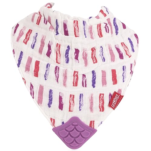 Miniatura 26 de Nuby Funda de lactancia 5 en 1 con babero de dentición de más de 3 meses, gris Gris,Azul Elephant,Boy,Niña